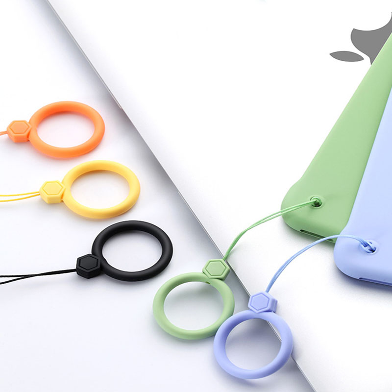 Silicone ring mobile phone lanyard Silicone ring Mobile phone U disk universal silicone shatter-resistant