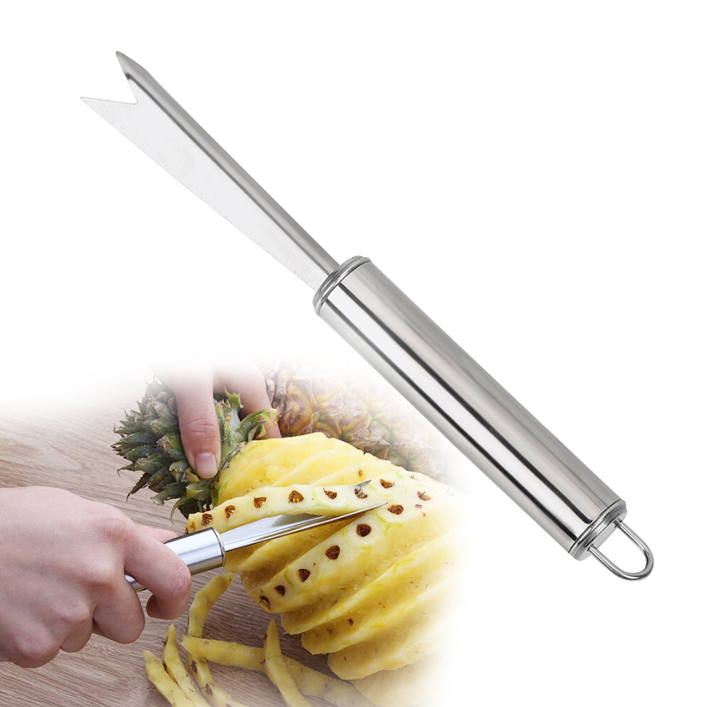 Ananasskæremaskine frugtskræller gadgets i rustfrit stål køkkenredskaber madlavningsværktøj køkkentilbehør