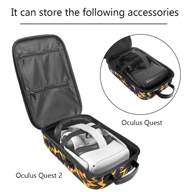 Hard EVA Pouch Handbag Protective Cover Storage Bag Box Carrying Case Shoulder Bag for -Oculus Quest 2 VR Glass and Accessories