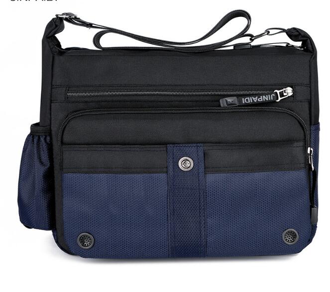 men's casual shoulder bag large capacity outdoor Oxford cloth messenger bag men's business briefcase