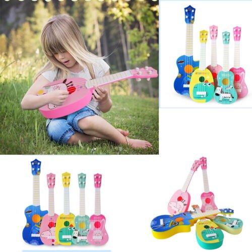 Dier Muzikale Gitaar Ukulele Instrument Kinderen Kid Educatief Spel Speelgoed Leuke Animal Mini Gitaar Kinderen Muziekinstrumenten