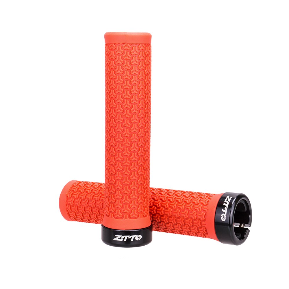 ZTTO MTB Mountain Bike Grips Lock-on Anti-Slip Handlebar Grips Shock-Proof Rubber Grips Fixed Gear Bicycle Road Bicycle Parts: Red