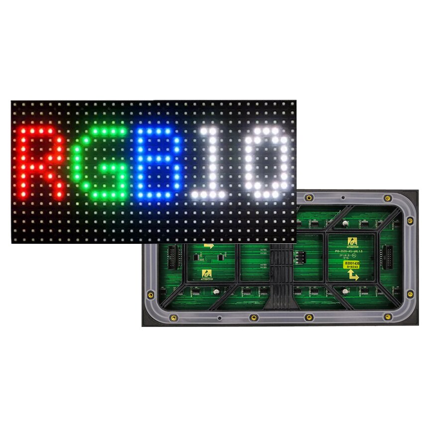 P10 ledet modul udendørs 320*160mm fuldfarvet smd 3535 rgb pixel 1/4 scanning led display skærm matrix panel