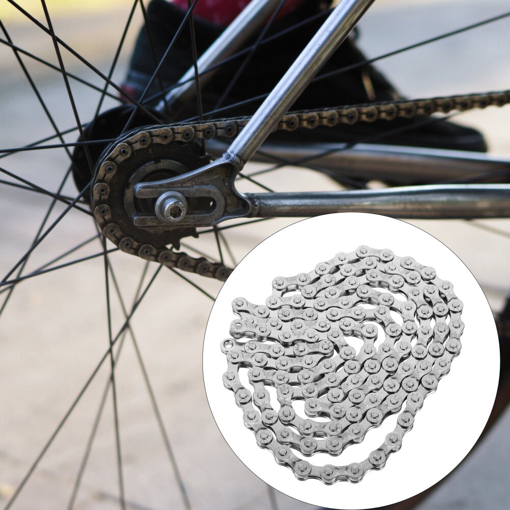 116 Link Cycling Chains Steel Bike Chains Electroplating 6/7/8-Speed Bike Chain