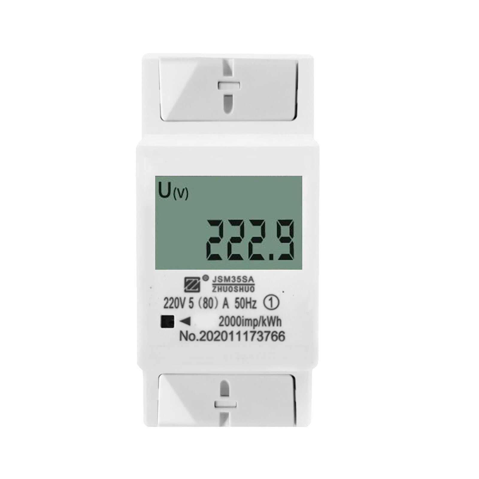 Single Phase LCD Digital Energy Meter kWh Power Consumption Meter LCD Digital Display Power Consumption Energy Electric Tester: TYPE 1