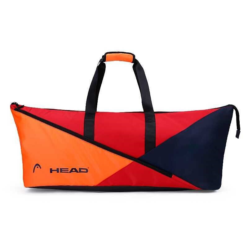 Head tennis taske padel ketcher sport træningspose kan rumme 2-3 tennisracketer badminton squash håndtaske: Orange