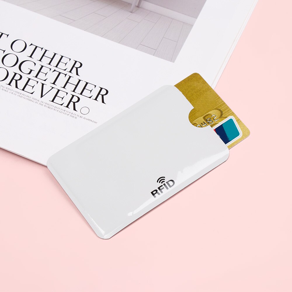 10pcs RFID Credit Card Protector Anti Theft Blocking Card holder Sleeve Skin Case Covers Safety Protection Bank Card Case
