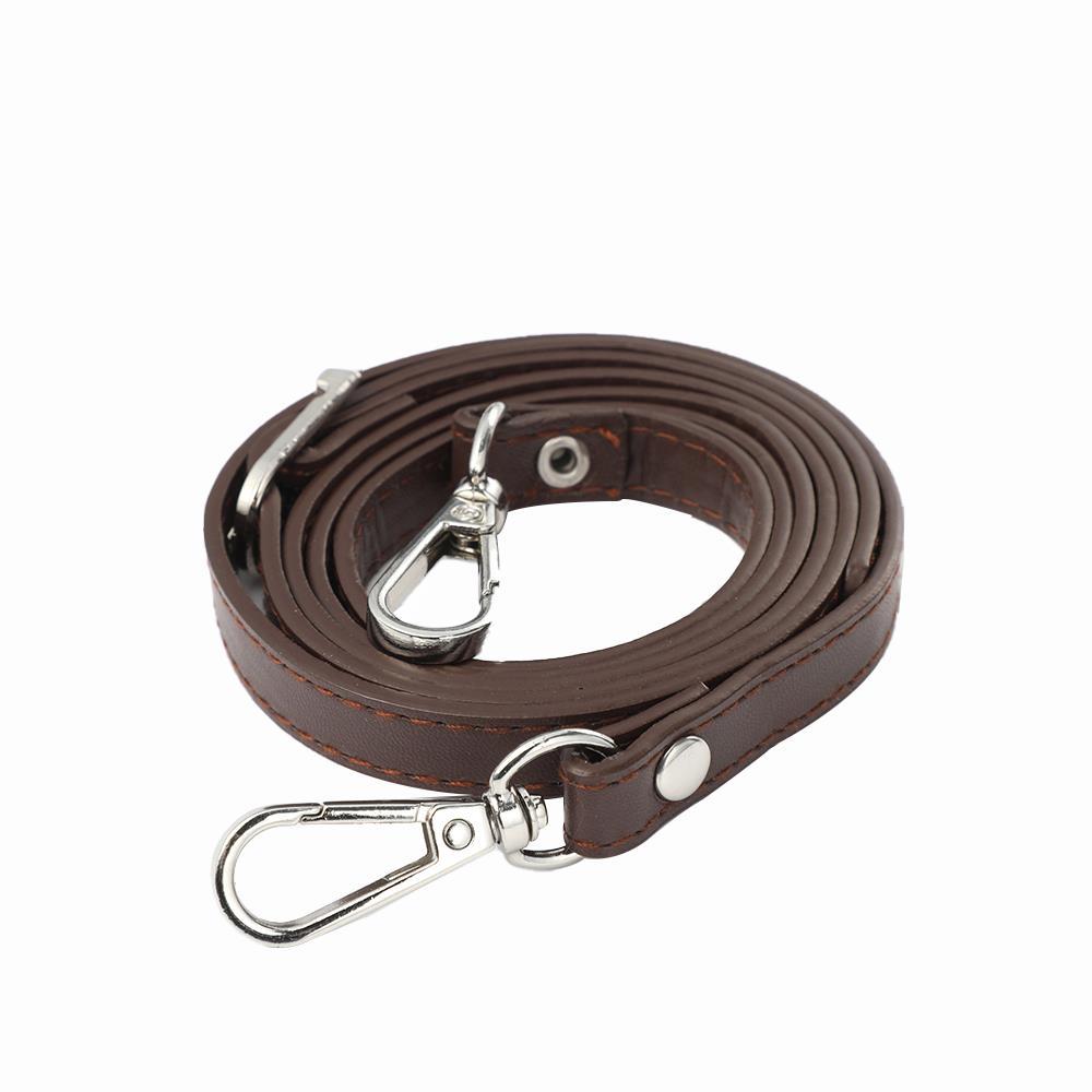 120cm regulowany pasek do torby ze skóry Pu 1.2cm szeroki uchwyt do torby na ramię do torebki paski typu crossbody część torby i akcesoria: 3/8" / Brązu