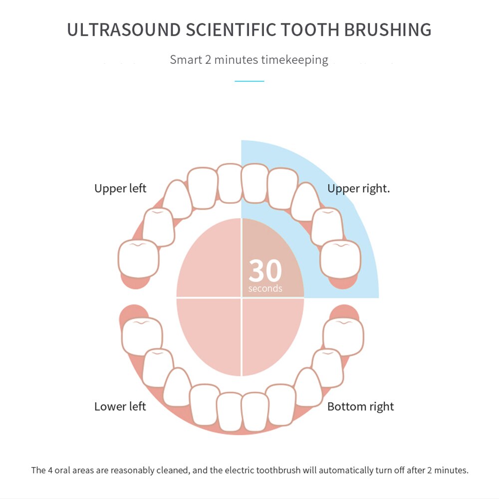 CEDU EA315 Sonic Electric Toothbrush 5 Teeth Whitening Modes Smart Toothbrush Oral Cleaning Personal Care Appliance for Adults