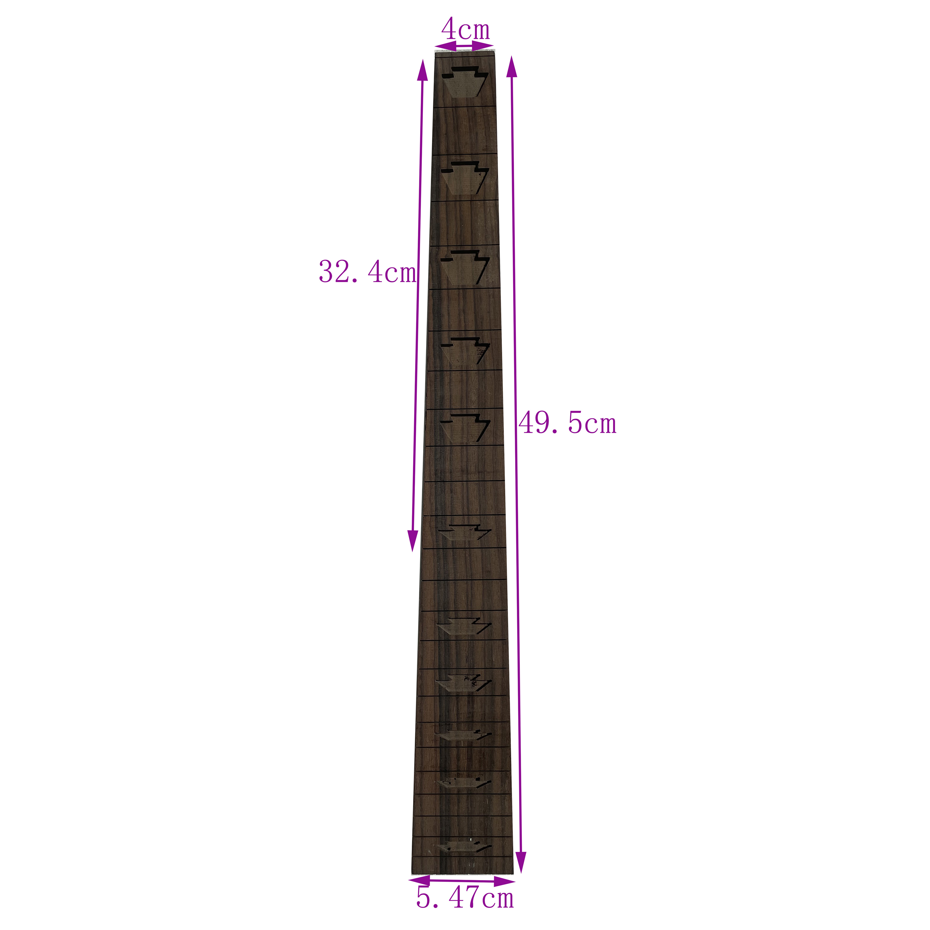 Gripebrett for palisander, heltre, ballade, klassisk elektrisk gitar, gripebrett, hals, gjør-det-selv, del, materiale, tilbehør: Burgunder