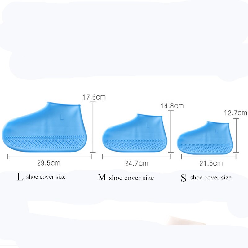 Couvre-chaussures en Silicone imperméable, antidérapant, épais, pour Camping en plein air, pour hommes, femmes et enfants, couvre-bottes, équipement de pluie