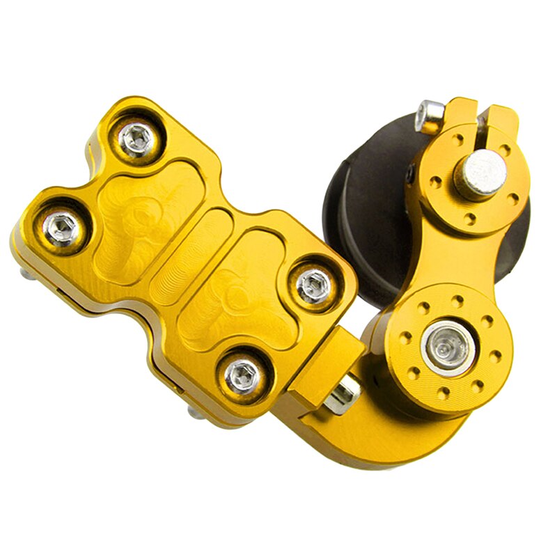 Motorfiets kettingspanner antislip buigbalk auto spanner ketting automatische regelaar: Goud