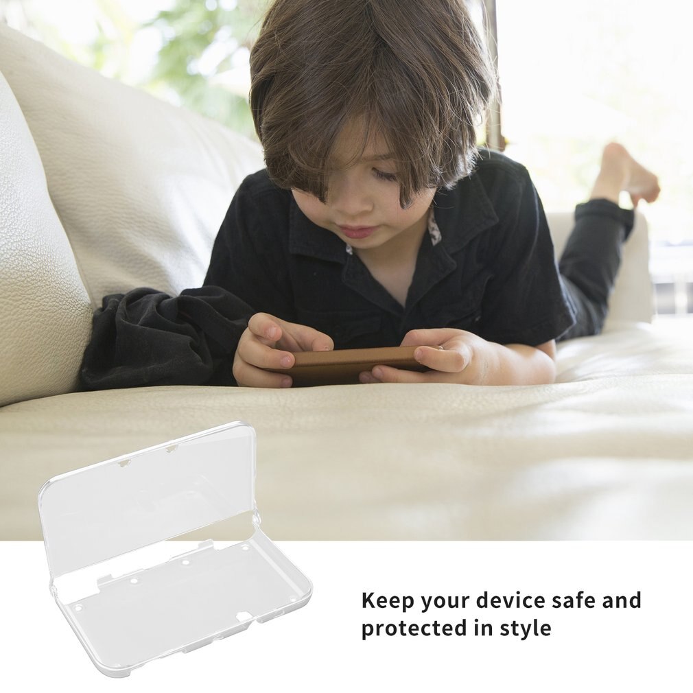 Lichtgewicht, stijf plastic, helder kristal, beschermende harde schaal voor de nintendo 3ds/3ds /2ds console en games.