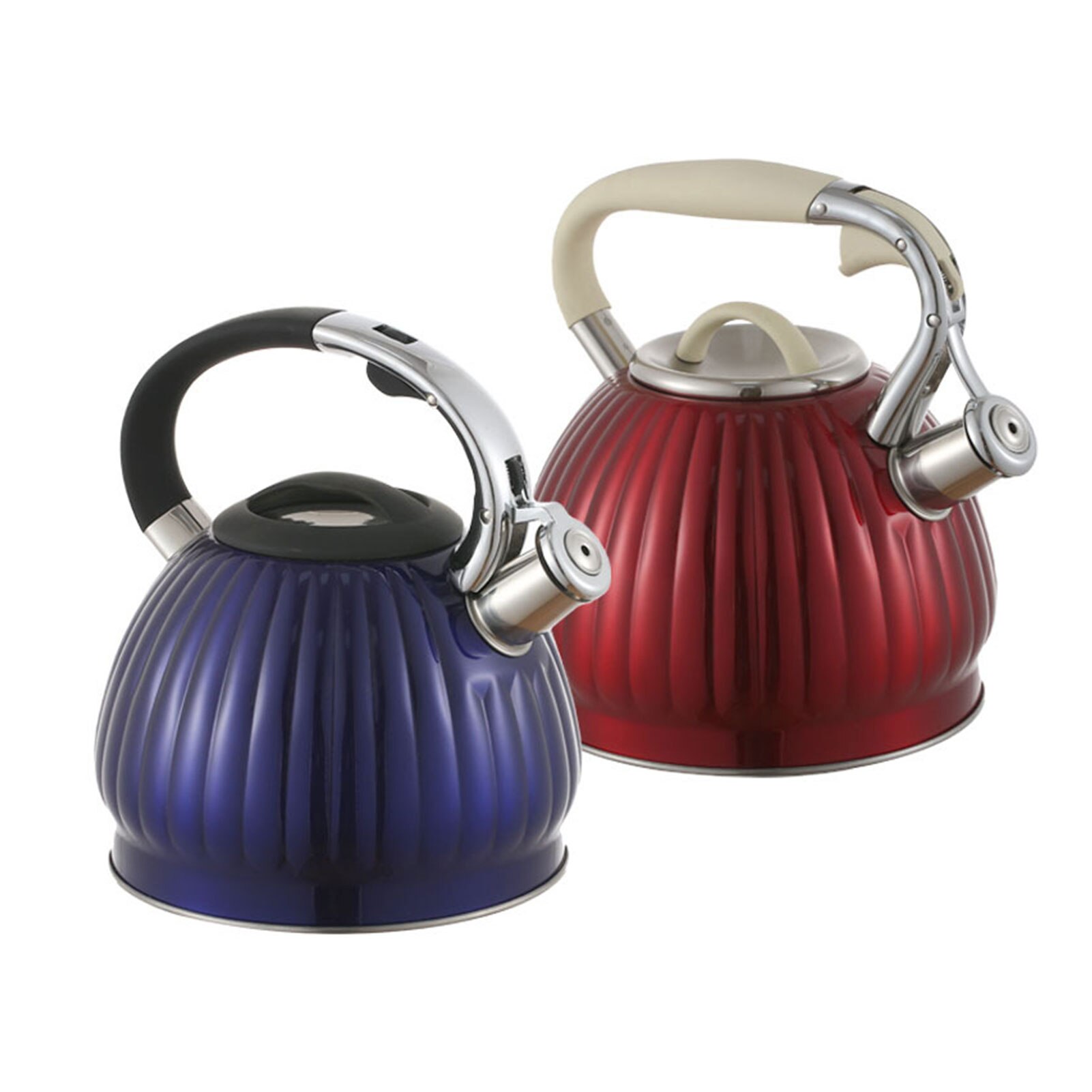 Hervidor De Agua Silbante De Acero Inoxidable - 3 Litros, Para Cocinas De Gas Y Eléctricas, Mango Resistente Al Calor