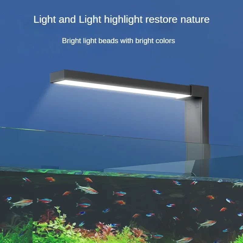 Kleine Aquarium LED Lampe Fans Ihr Aquarium Beleuchtung Wasser Pflanze Lampe Algen Panzer füllen Licht wasserdicht Aquarium