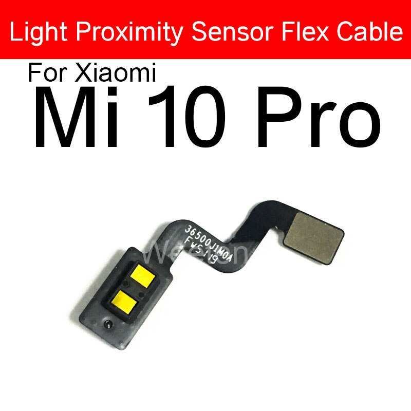 Odległość zbliżeniowa przewód elastyczny czujnika światła otoczenia dla Xiaomi Mi 10 10T 11 11T Pro Lite Mi 11 Ultra latarka przewód elastyczny czujnika: Mi 10 Pro Light Flex