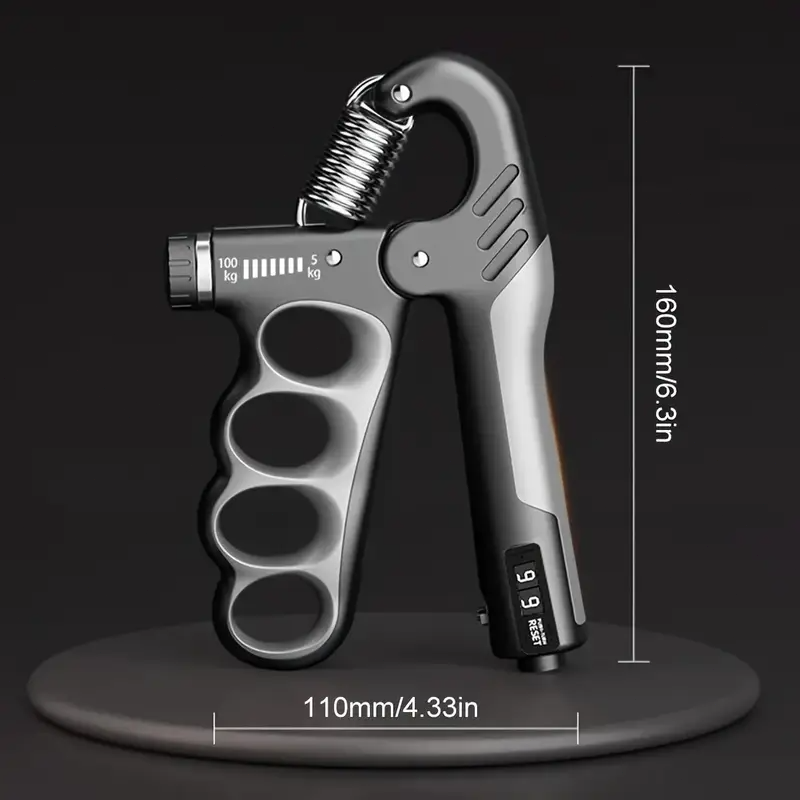 11-330 Lbs poignée force Booster résistance doigt rehausseur formateur réglable exercice renforcement doigt pincement expanseur: GRIS