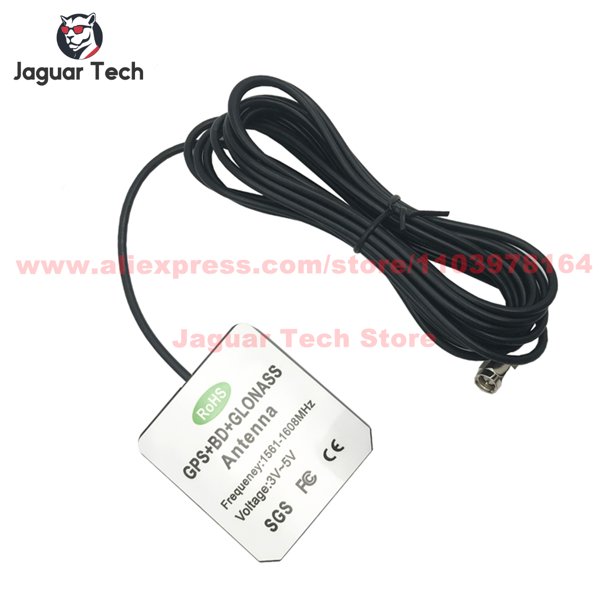 EM-WZGGB-5550-3000D GPS Antenna GNSS GPS+BD+GLONASS 3m Externa ANT for Car vehicle navigation SMA Straight/elbow Frakra MCX TNC