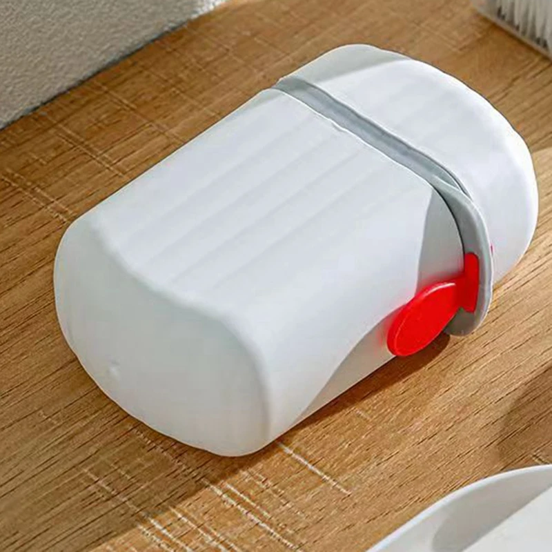 Portable Sealed Waterproof Soap Box for Travel, Hiking, and Camping - Draining bathroom accessories soap case