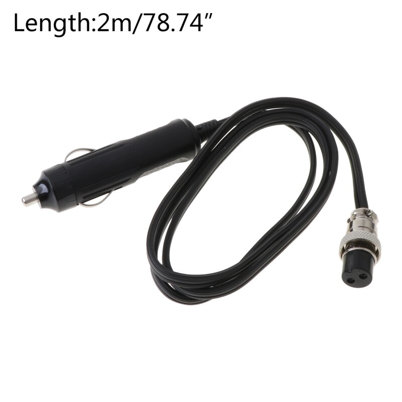 1/2M Length180W Cigar Plug 12V 5A DC Power Cable Cord for Car electric kettle.: 2