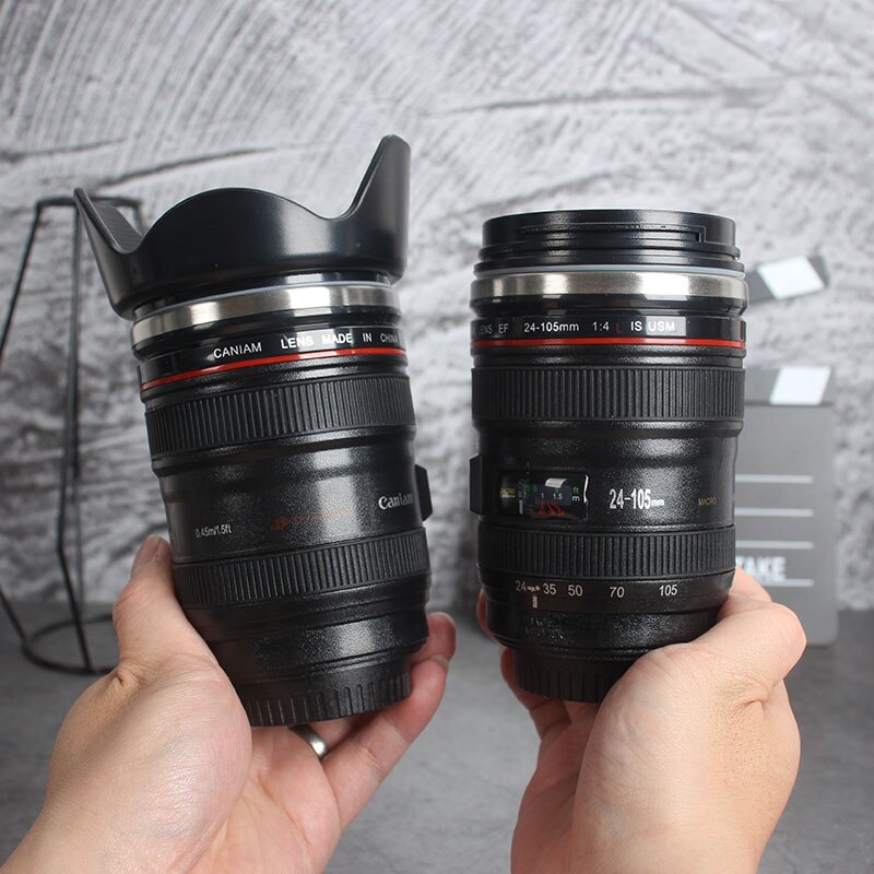 Tasse à mélanger automatique en forme d'appareil photo SLR, , mélangeur de café, lait, tasse de boisson, mélangeur paresseux intelligent, tasse thermique