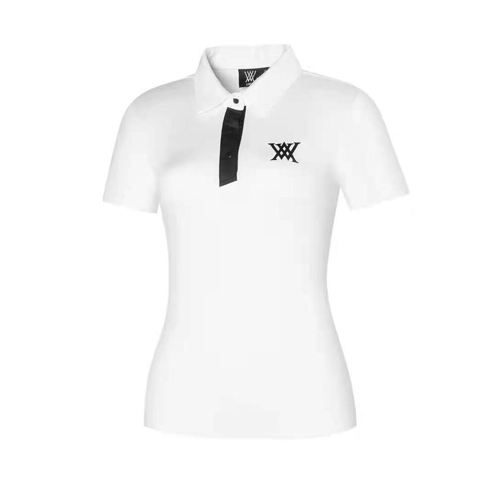 Camiseta de golf JL para mujer, ropa cómoda y transpirable de secado rápido, novedad de verano, ,: Blanco / XL