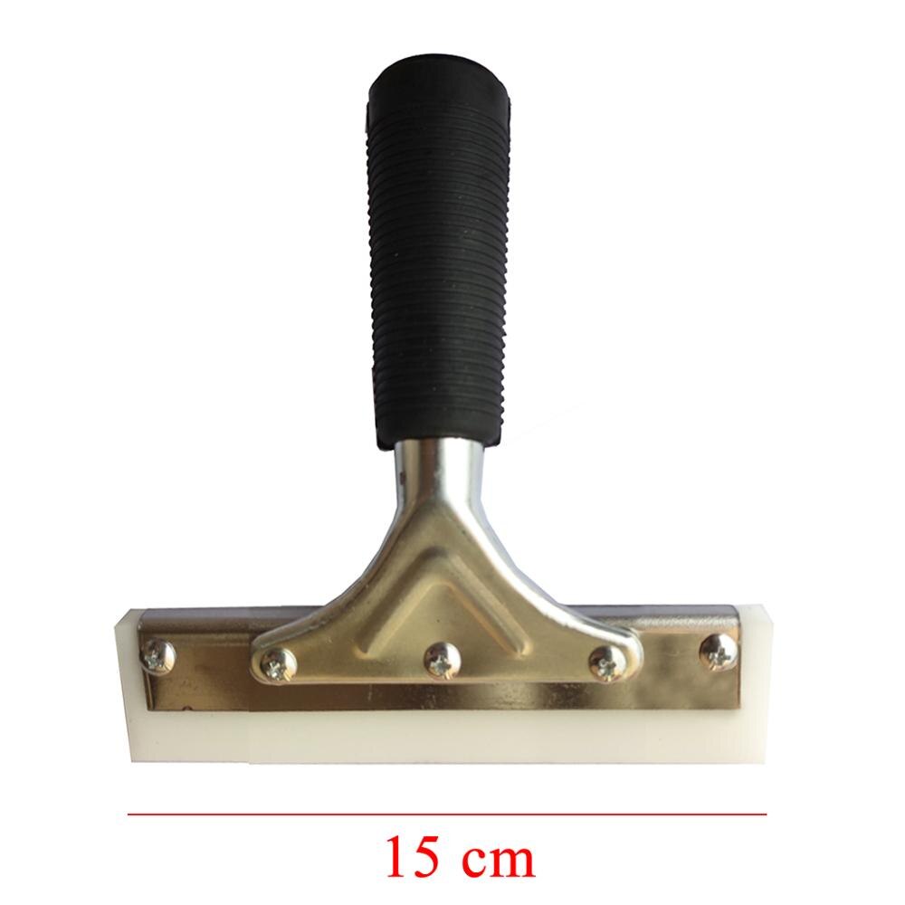 Handle Squeegee with Rubber Blade Vinyl Car Wrap Tool House Cleaning Tools Window Tint Glass Kitchen Water Wiper Scraper B21 B64: 15cm wiper
