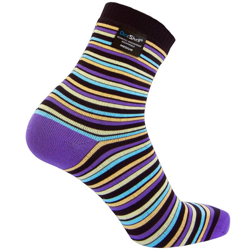 DexShell Waterproof Socks Outdoor Sports Cycling Running Hiking Fishing Sock Skiing Lightweight Breathable Waterproof Socks: DS653STRIPE / XL