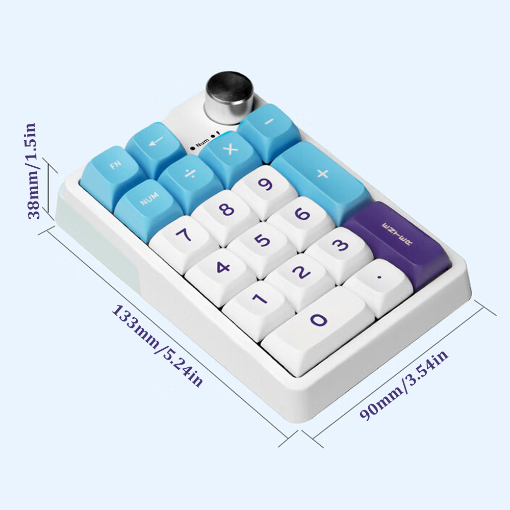 Toetsenbord Draadloos Numeriek Toetsenbord Programmering Aangepast Knop Toetsenbord Mini Knop Gaming Mechanische Hotswap Draagbaar Numeriek Toetsenbord