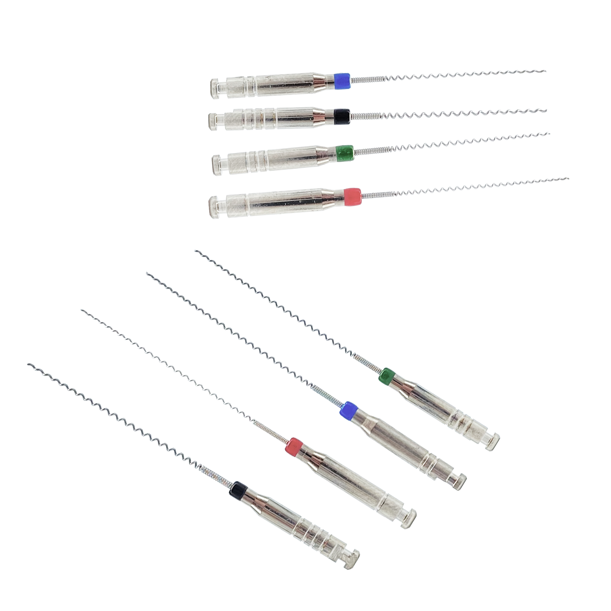 1 caja de soportes de pasta Dental, relleno de raíces Lentulo 21mm 25mm surtido # 25-40 Limas de endodoncia Instrumentos dentales Canal Espiral