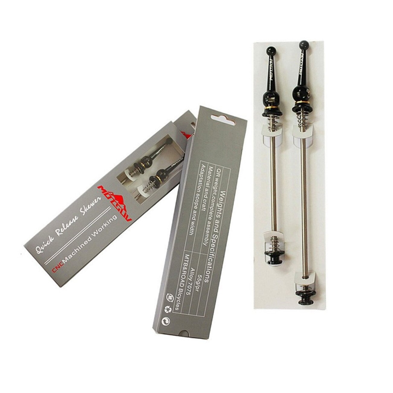 Bike Quick Release Lever Folding Bike Titanium Ti Skewer Bicycle Wheel Hub Rear Skewers Clip Cycling Training Accessories: Black