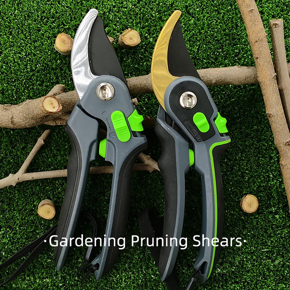 Taille cisaillement outils de jardin économie de travail ciseaux en acier à haute teneur en carbone jardinage plante forte branche sécateurs Protection main durable