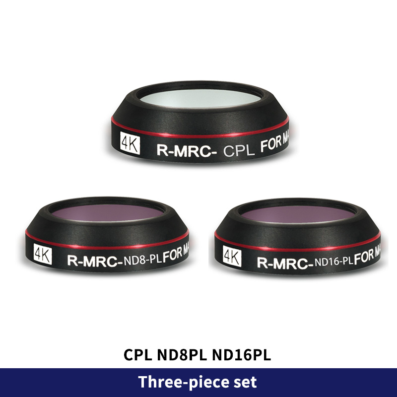 Lens Filter For SJCAM C300 Sports Camera Lens UV/CPL/NDPL Filter Optical Glass Protective Cover Filter Set Accessories: Grad Pink