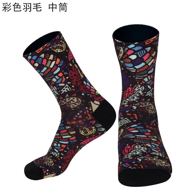 Pro team men women 3D printin cycling socks MTB bike socks Breathable Road Bicycle Sock Outdoor Sports Socks: yumao