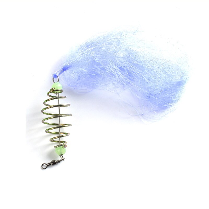 Copper Spring Shoal Fishing Net with Night Luminous Beads Ball Bearing Solid Ring Fishing Connector Freshwater Fishing Tool