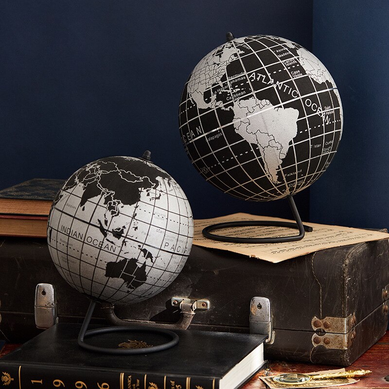 15/18/21/25Cm Engels Kurk Globe Geografie Onderwijs Levert Creatieve Meubels Eenvoudige Decoratie Fotografie Decoratie props