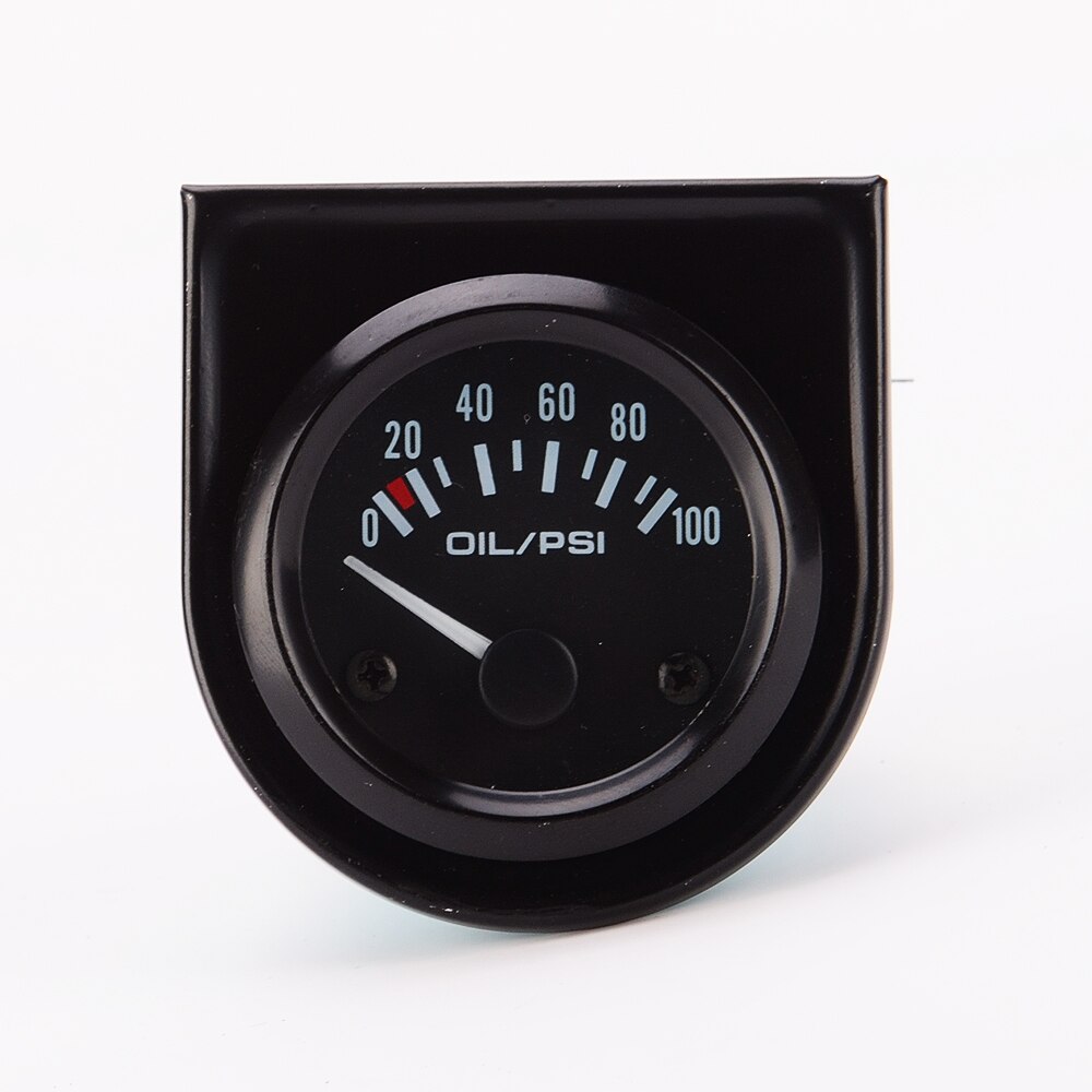 52mm Digital Analog Electric Oil Pressure Gauge Kit Black Shell