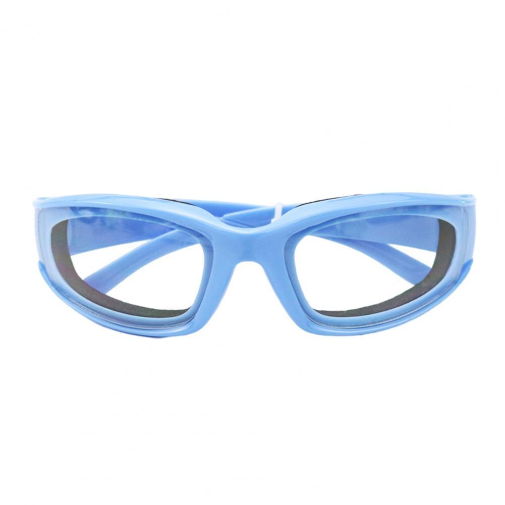 Gafas de seguridad para el hogar, Protector ocular de plástico resistente al viento para asar a la parrilla, barbacoa, cocina: Azul