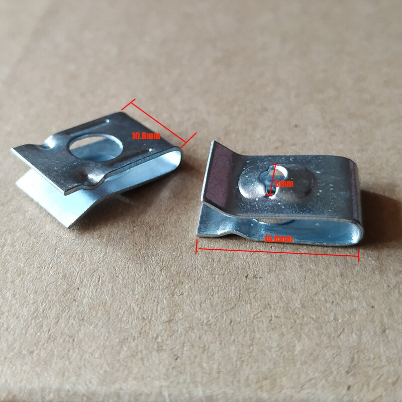 20pc Car Universal Speed Fasteners U Nuts Self Tapping Screw Spire Clip Interior Trim Panels For Motor Vehicles