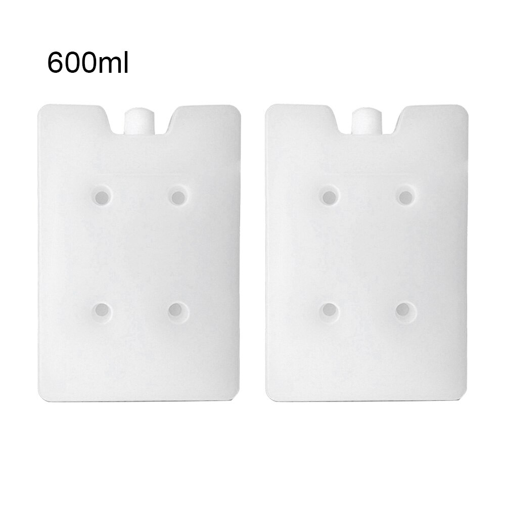 2 pçs frutas freezer saco de almoço de armazenamento de alimentos piquenique acampamento prático viagem portátil ficar fresco reutilizável caixa de gelo blocos