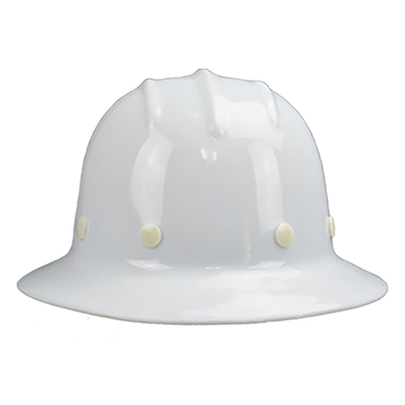 Full Brim Hard Hat, 8-Point Ratchet Suspension, Impact Resistance Safety Helmet Adjustable Hat, Red, Blue, Yellow, White