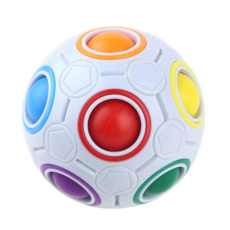 Kreative Magie Sphärische Geschwindigkeit Regenbogen Rätsel Ball FußBall freundlicher Pädagogisches Lernen Puzzle Spielzeug für freundlicher Erwachsene