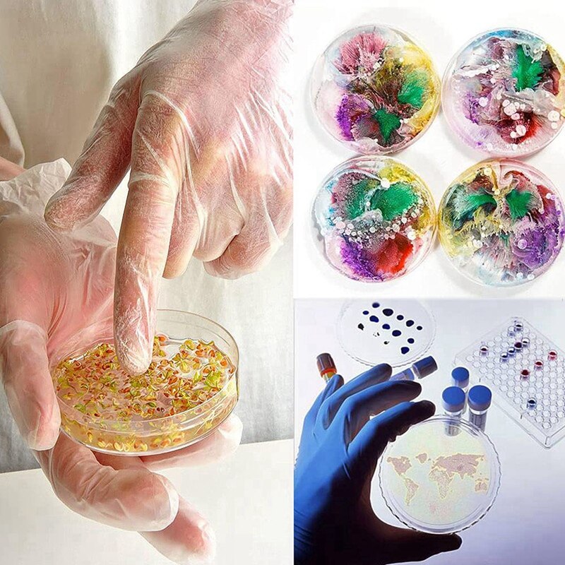 Steriele Plastic Petrischaaltjes Met Deksel, Clear Petrischaaltjes Met Pipetten Voor Laboratorium, Experimentele Les, Mobiele Cultuur