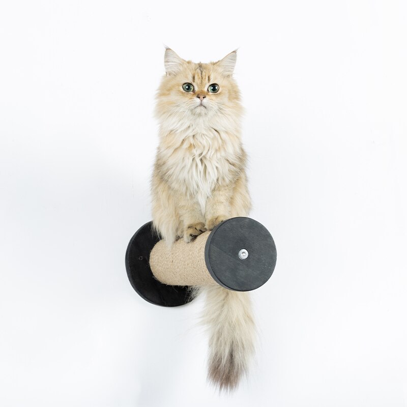 Cat Sisal Rope Scratching Post Scratcher House Tower Tree Climbing Wall Claw Sharpener Kitten Accessories Toys Furniture
