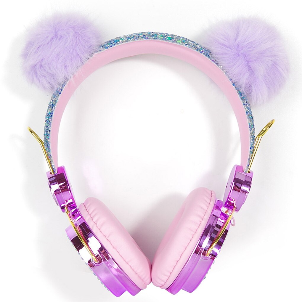 Children Headset Cartoon Wired 3.5mm Kids Headphone Portable Adjustable Headphone for Phone Computer Laptop