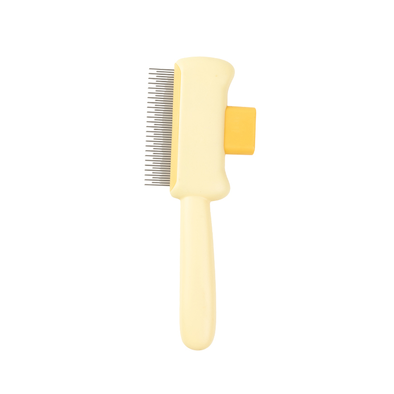 Cats Brush For Short Long Hair Massaging Deshedding Tool With Release Button Pet Grooming Comb Detangling Furs Removal