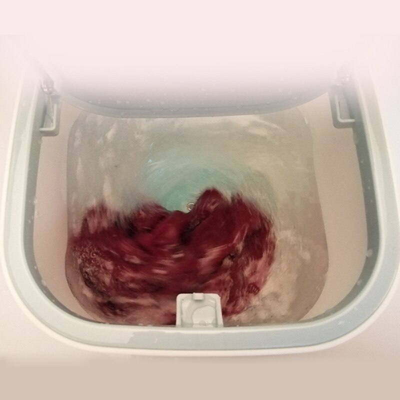 Mini pesukone kannettava henkilökohtainen pyörivä turbiinipesukone vaatteiden pesukone kodin työmatkalle