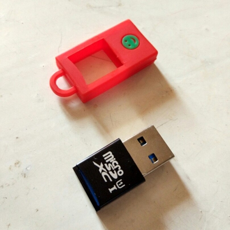 Computertilbehør mini kortlæser 5 gbps super speed usb 3.0 micro sd/sdxc tf kortlæser sort adapter  l0227