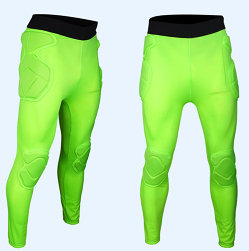 Men Soccer Goalkeeper Pant EVA Sponge Slim Skinny Football Goal Keeper Goalie Sports Training Leggings Pants