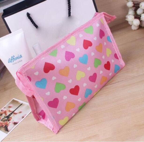 Knoedel Make-Up Tas Luipaard Dot Hart Cosmetische Tas Toevallige Multifunctionele Cosmetische Make-Up Pouch Toilettas Opslag Handtas: 8